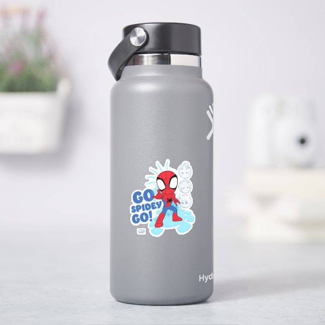Go Spidey Go! Spidey Sense Tingling Sticker (HydroFlask)