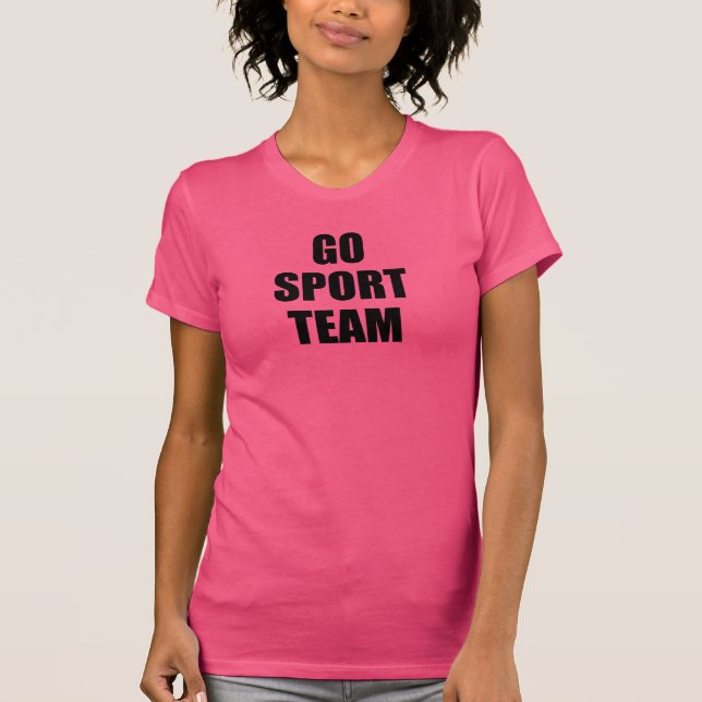 "Go Sport Team" Anti-Sports T-shirt (Front)