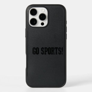 Go Sports! Funny Vintage Sports Sport Fan Go Sport iPhone 16 Pro Max Case