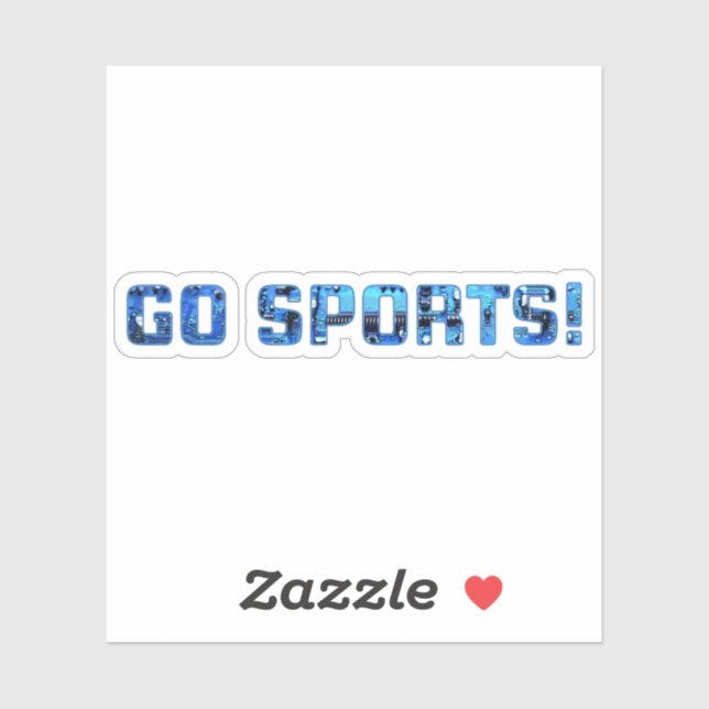Go Sports! Sticker (Sheet)