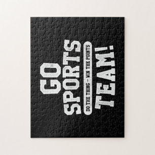 Go Sports Team! Funny Sports Jigsaw Puzzle