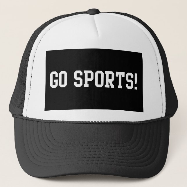 Go Sports! Trucker Hat (Front)