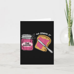 Go Spread It Gospel, Funny Bible Verse Card