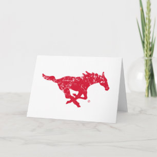 Go Stangs Vintage Distressed Card