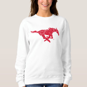 Go Stangs Vintage Distressed Sweatshirt