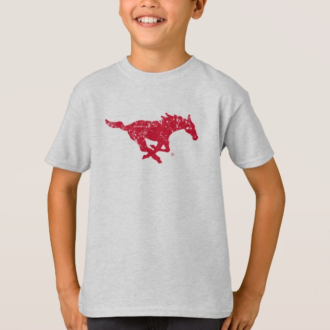 Go Stangs Vintage Distressed T-Shirt (Front)