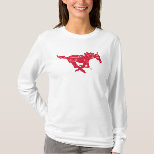 Go Stangs Vintage Distressed T-Shirt