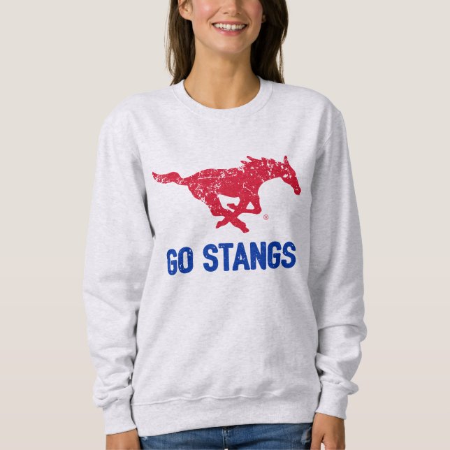 Go Stangs Vintage Sweatshirt (Front)