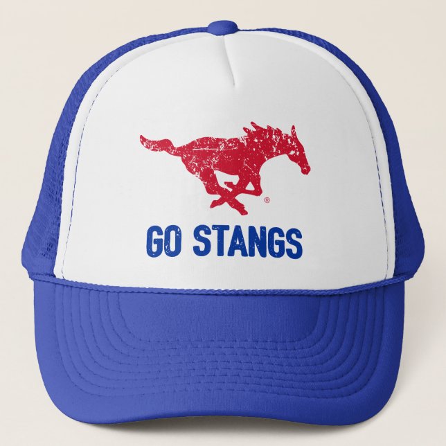 Go Stangs Vintage Trucker Hat (Front)
