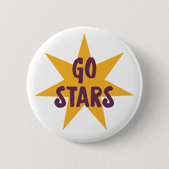 Go Stars Button (Front)