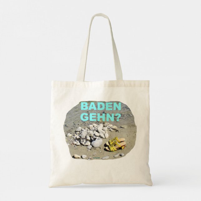 Go swimming? - tote bag (Back)