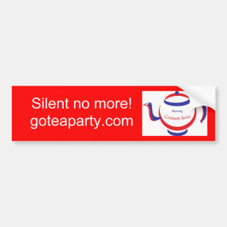 Go Tea Party! Bumper Sticker