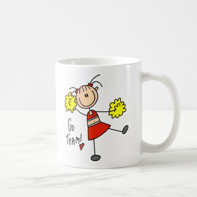 Go Team Cheerleader Mug (Right)