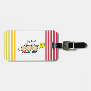 Go Team Cheerleaders T-shirts and Gifts Luggage Tag