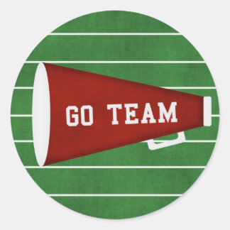 Go Team Classic Round Sticker
