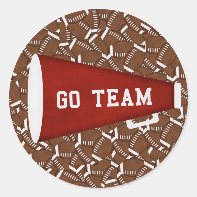 Go Team Classic Round Sticker (Front)