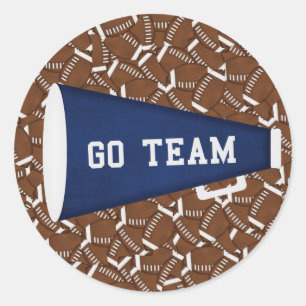 Go Team Classic Round Sticker