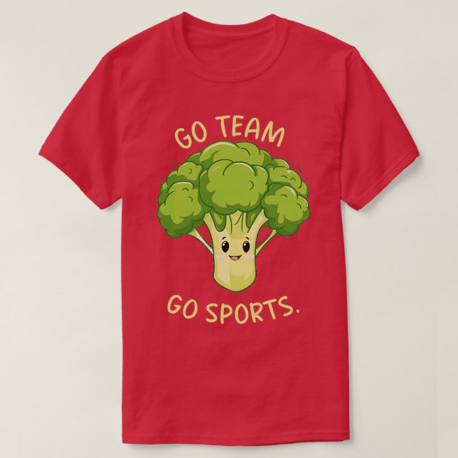 go team go sports T-Shirt (Design Front)