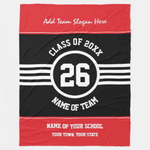 Go Team Keep Warm at Ball Games Varsity Spirit Fleece Blanket