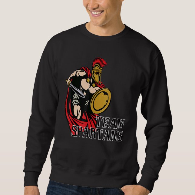 Go Team Spartans Sweatshirt (Front)
