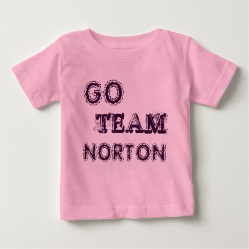Go Team Town Fan Shirt by NortonSpiritApparel at Zazzle
