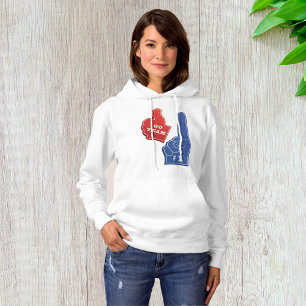Go Team Womens Hoodie