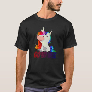 Go To Hell Middle Finger Unicorn T-Shirt