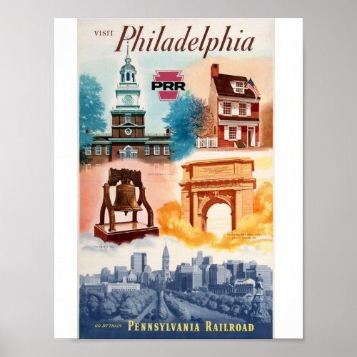 Go To Philaon The Pennsylvania Railroad     Poster