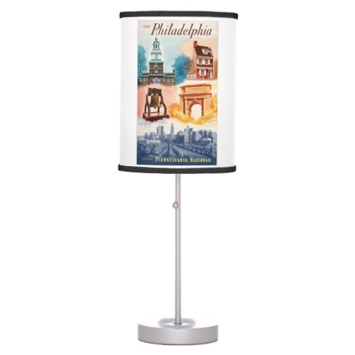 Go to Philadelphia on The PRR      Serving Tray Table Lamp