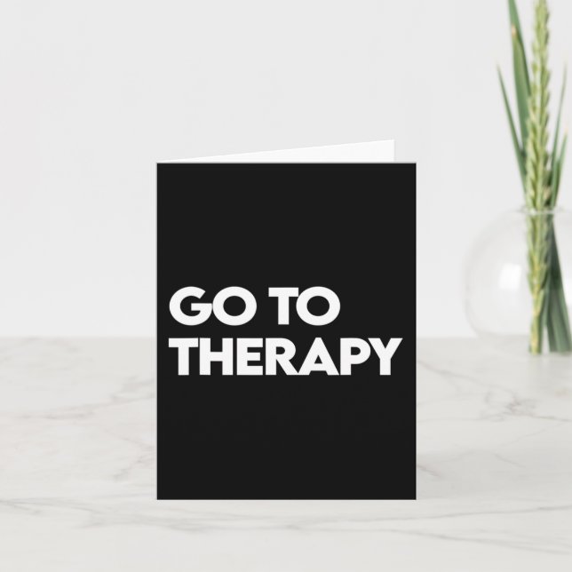 Go To Therapy  Card (Front)