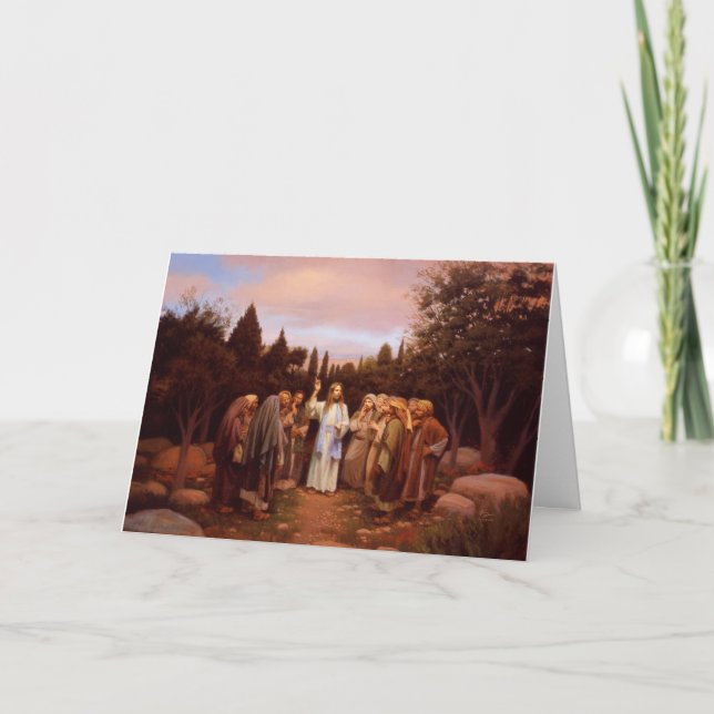 Go Unto All The World Greeting Card (Front)