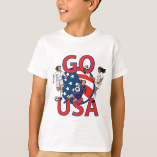 Go USA Womens Soccer T-Shirt