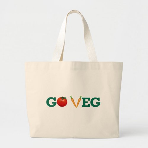 Go Veg Tote Bag