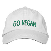 Go Vegan - Baseball Cap