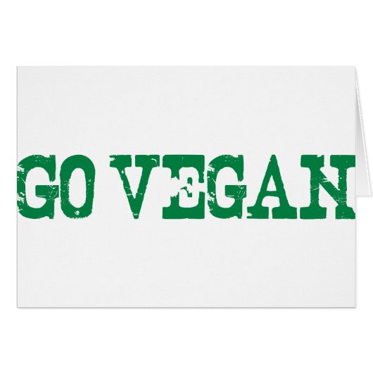 Go Vegan Cards (Front Horizontal)