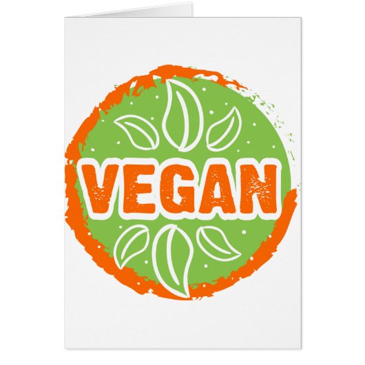 Go Vegan Cards (Front)