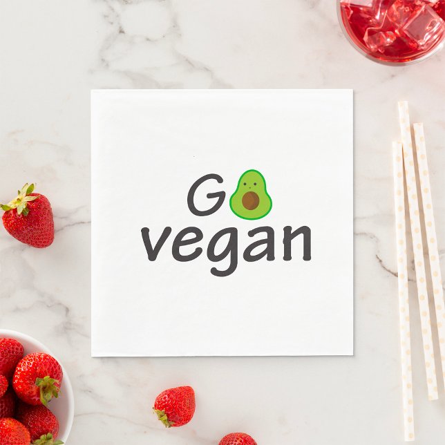 Go Vegan Napkins (Creator Uploaded)