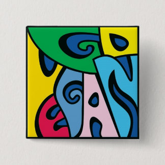 GO VEGAN - Style 1 Button