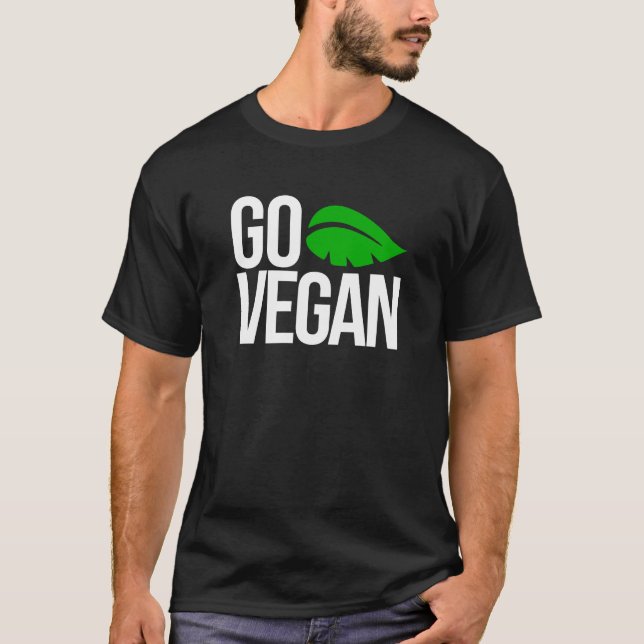 Go vegan T-Shirt (Front)