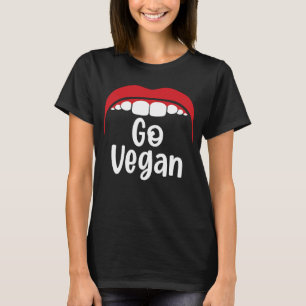 Go Vegan Vegetarian I Love Veggies Vegetable Vegan T-Shirt