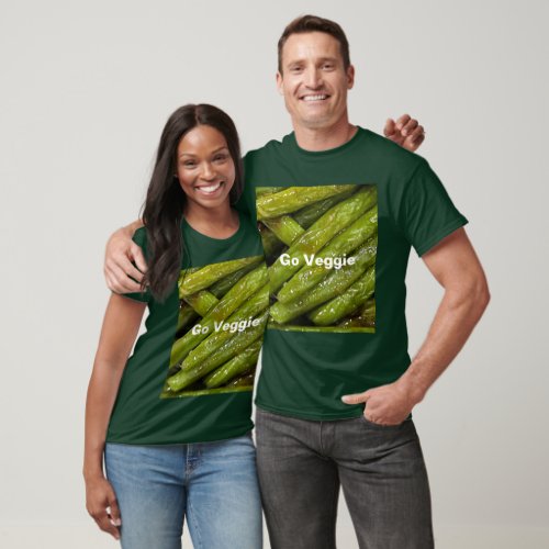 Go Veggie Green Beans T_shirt 