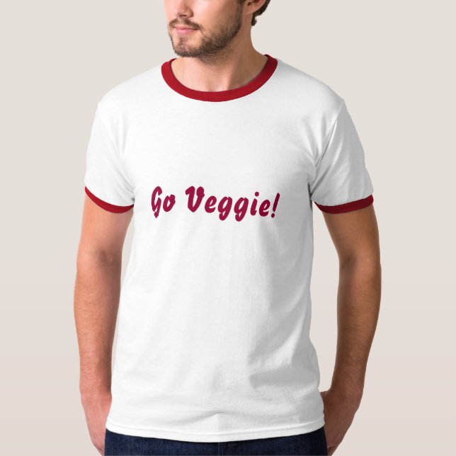 Go Veggie Statement Tshirts (Front)