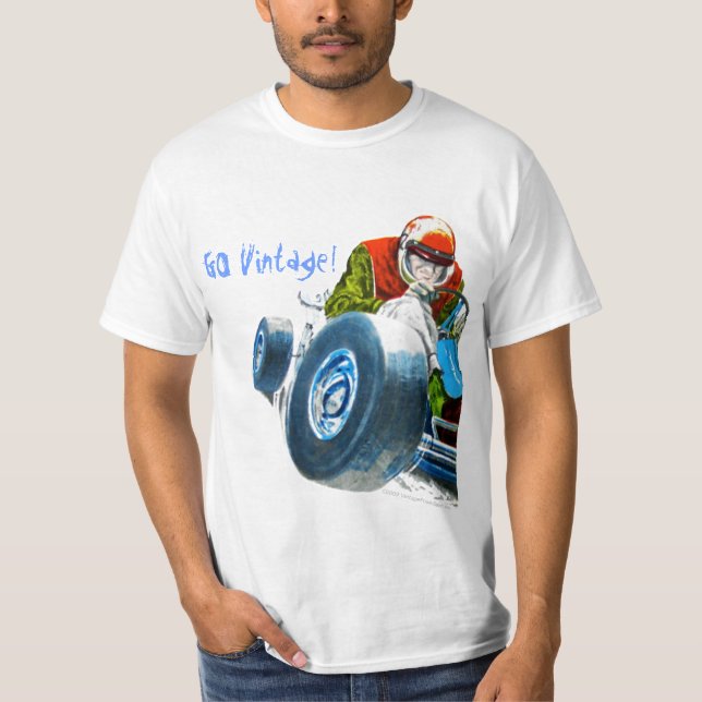 GO Vintage! Karting T-Shirt (Front)