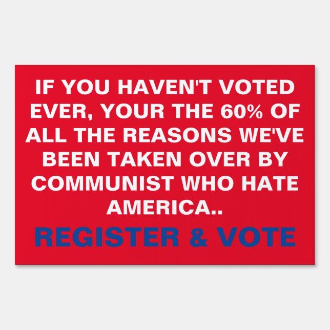 GO VOTE SIGN (Front)