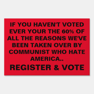 GO VOTE SIGN
