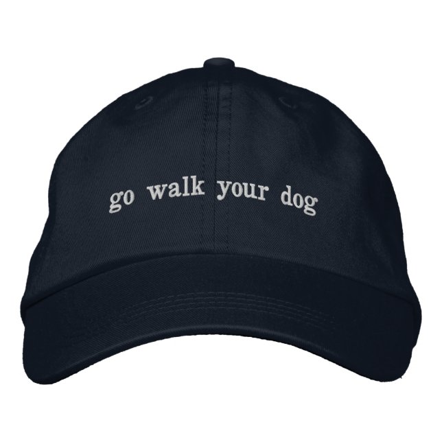go walk your dog cap (Front)