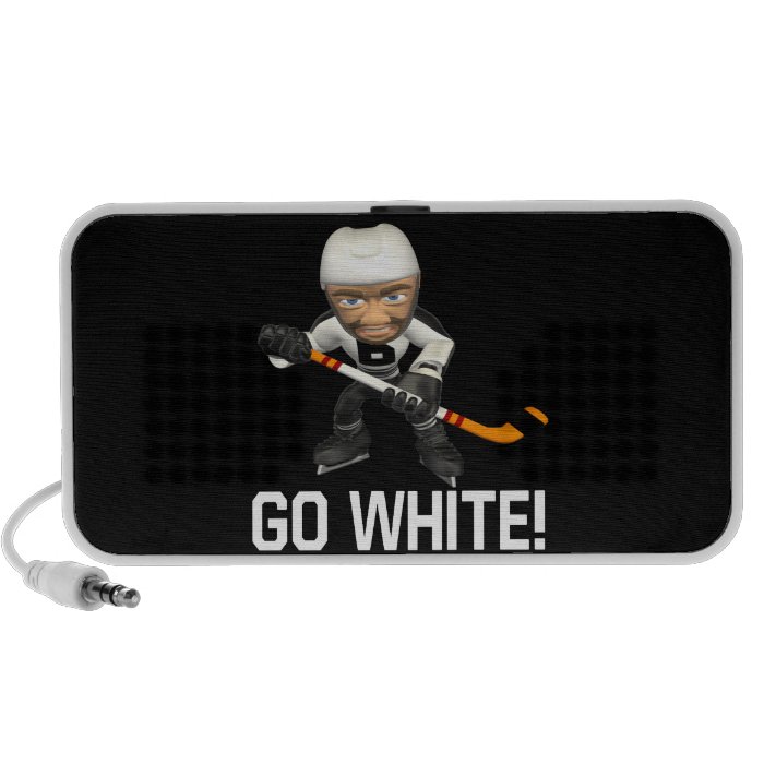 Go White iPod Speakers