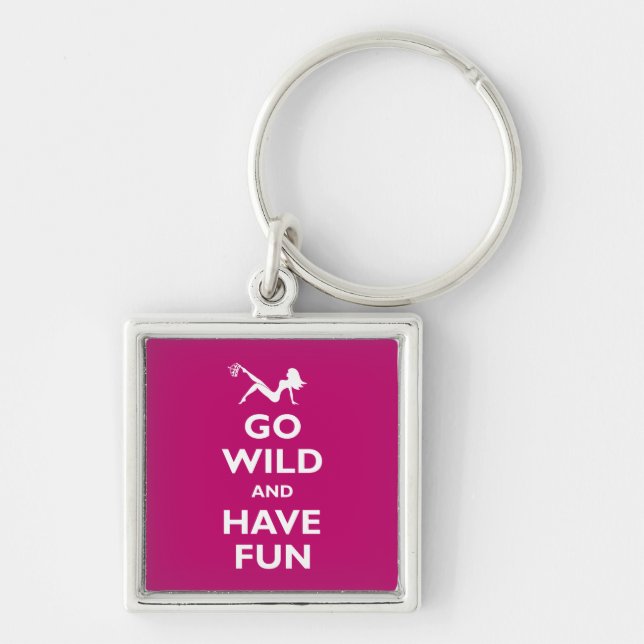 Go Wild Keychain (Front)