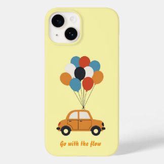 Go with the flow - Car with balloons yellow case