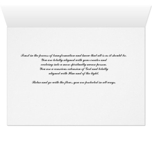 Go With the Flow Card (Inside Horizontal (Bottom))